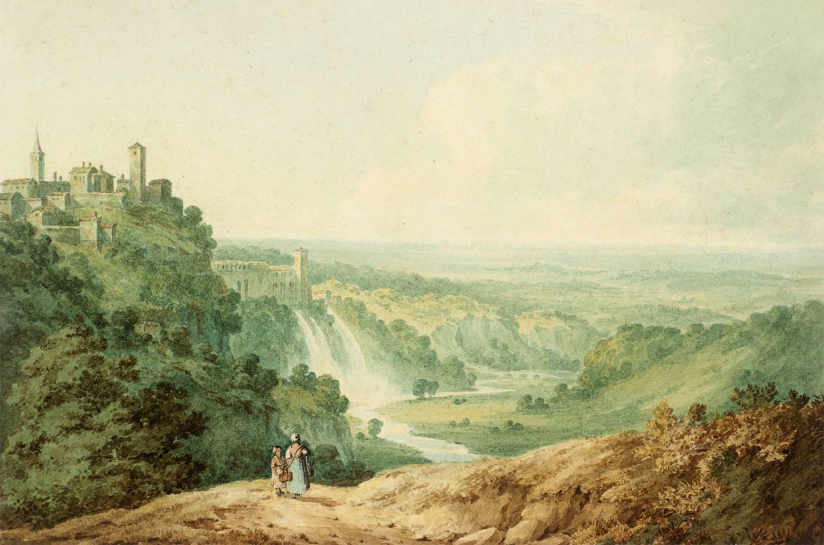 John Warwick Smith,Tivoli ( ?, avant 1831, date indéterminée)